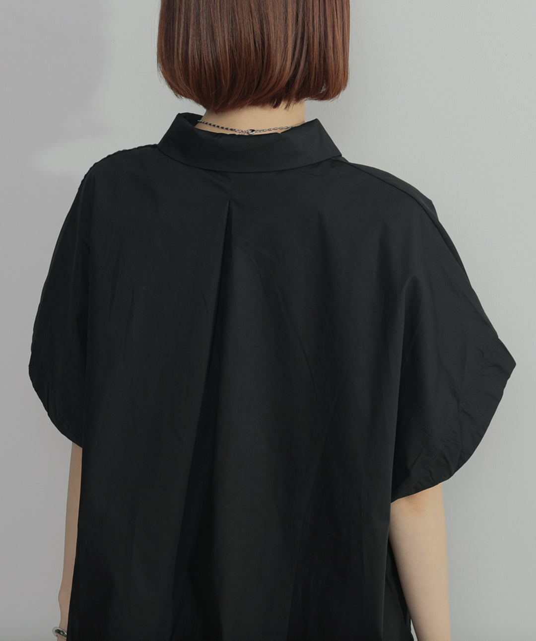 アシンメトリーデザインシャツブラウス