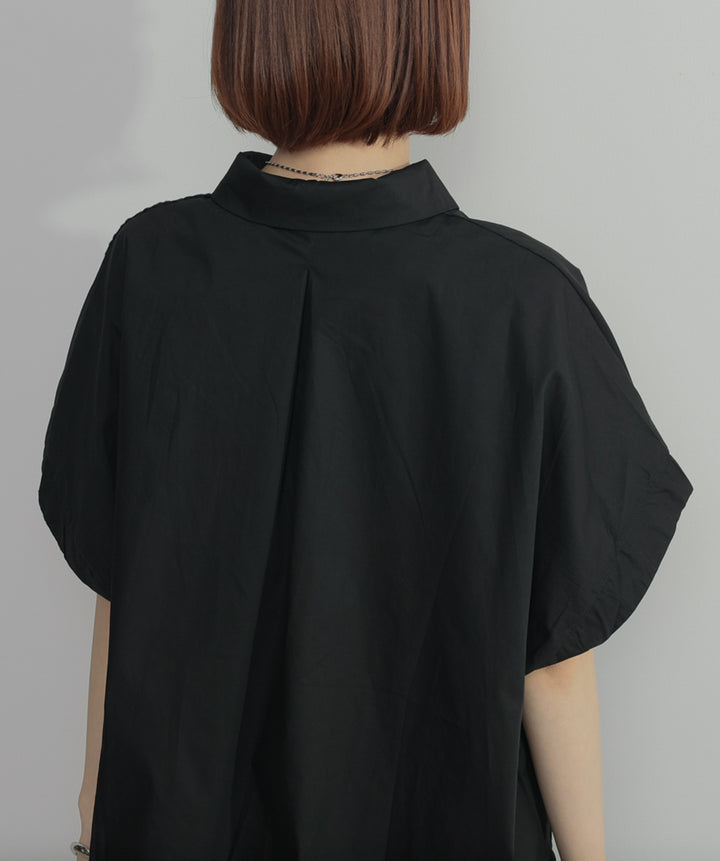 アシンメトリーデザインシャツブラウス