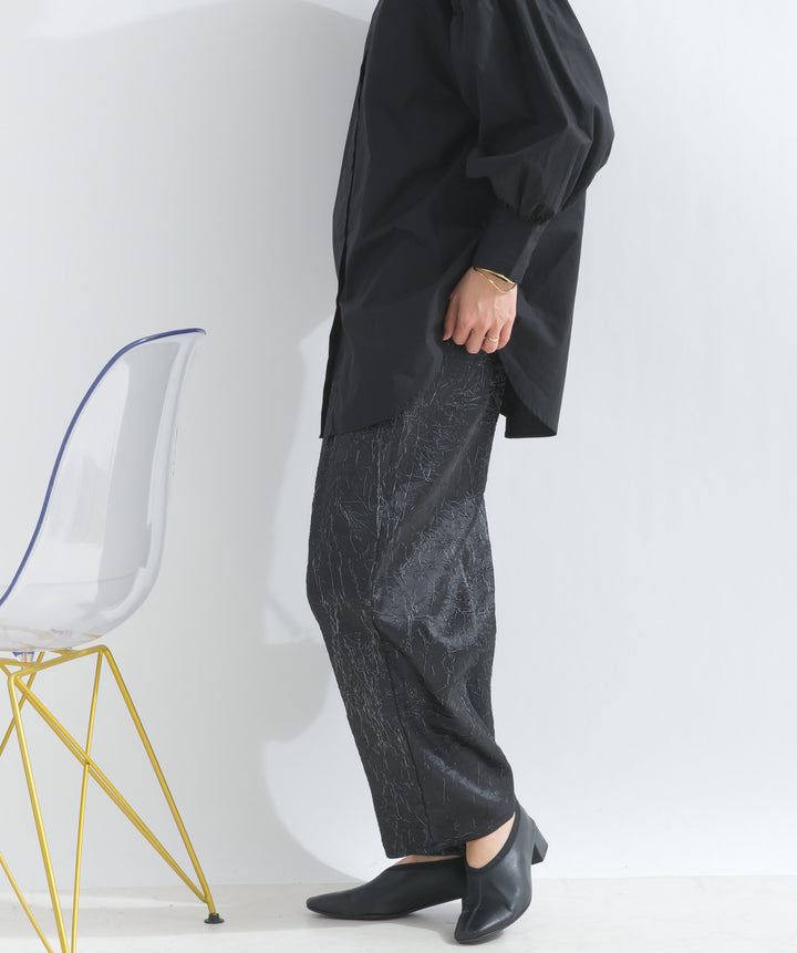 ウエストゴムジャガードパンツ