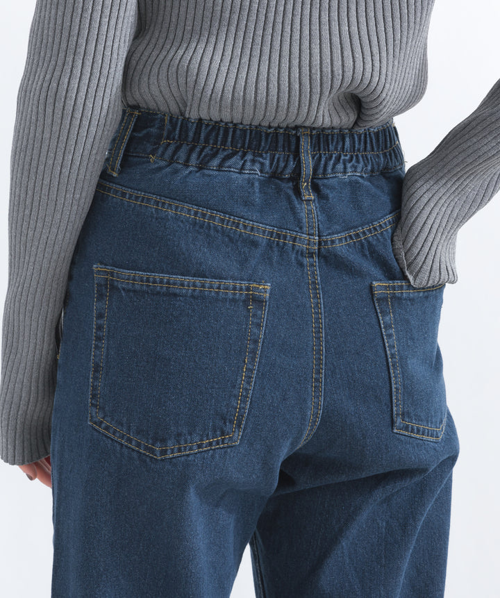 ストレートデニムパンツ