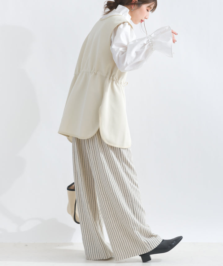 リラックスタックストライプパンツ