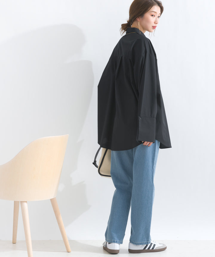 ストレートデニムパンツ
