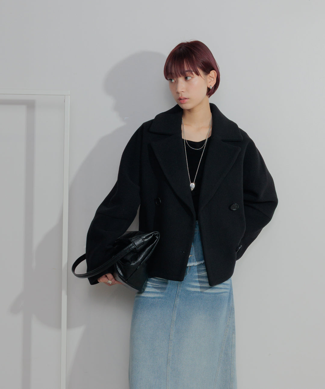 リブヘムオーバーPコート