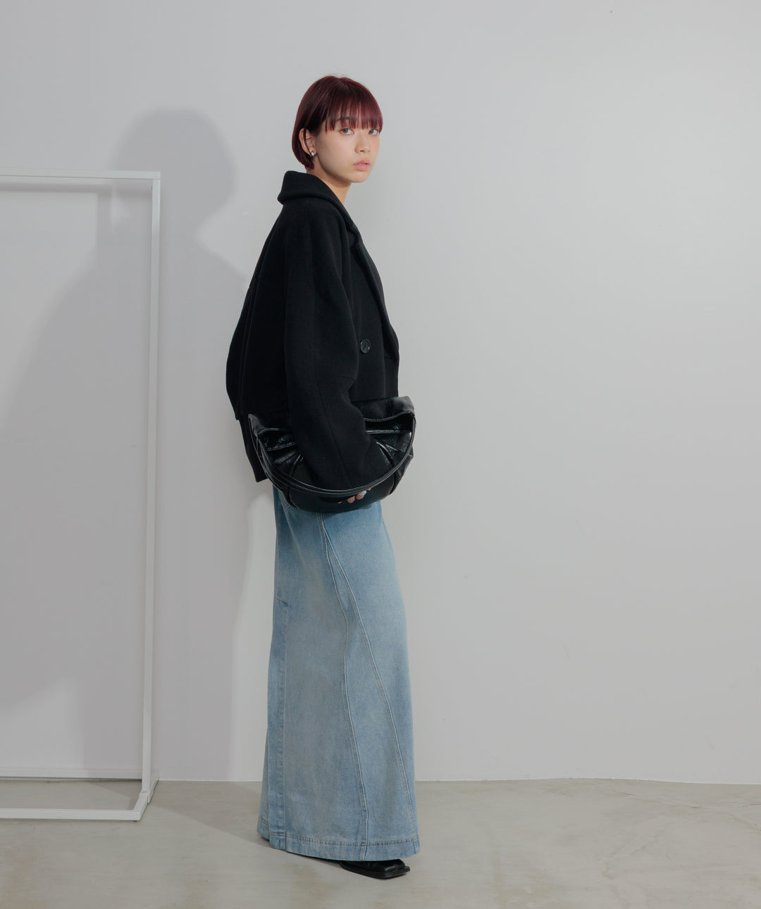 リブヘムオーバーPコート