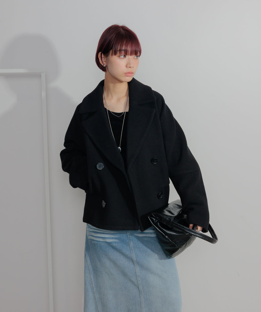 リブヘムオーバーPコート