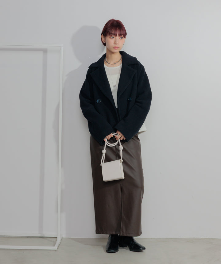リブヘムオーバーPコート