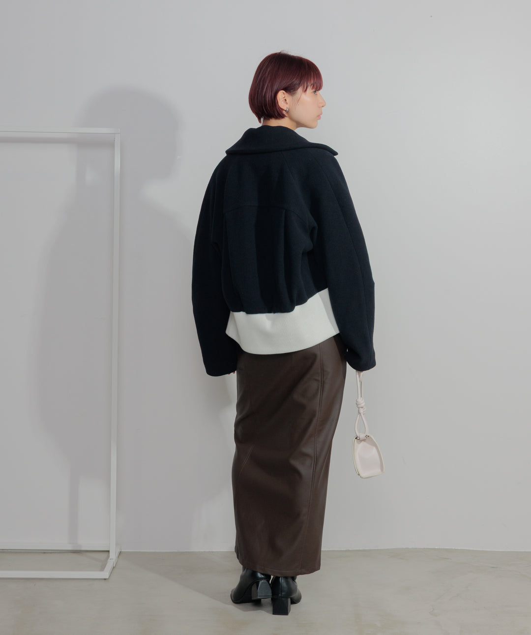 リブヘムオーバーPコート