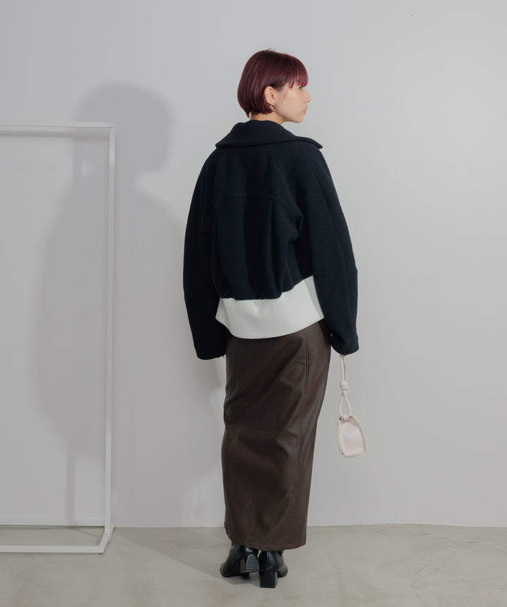リブヘムオーバーPコート