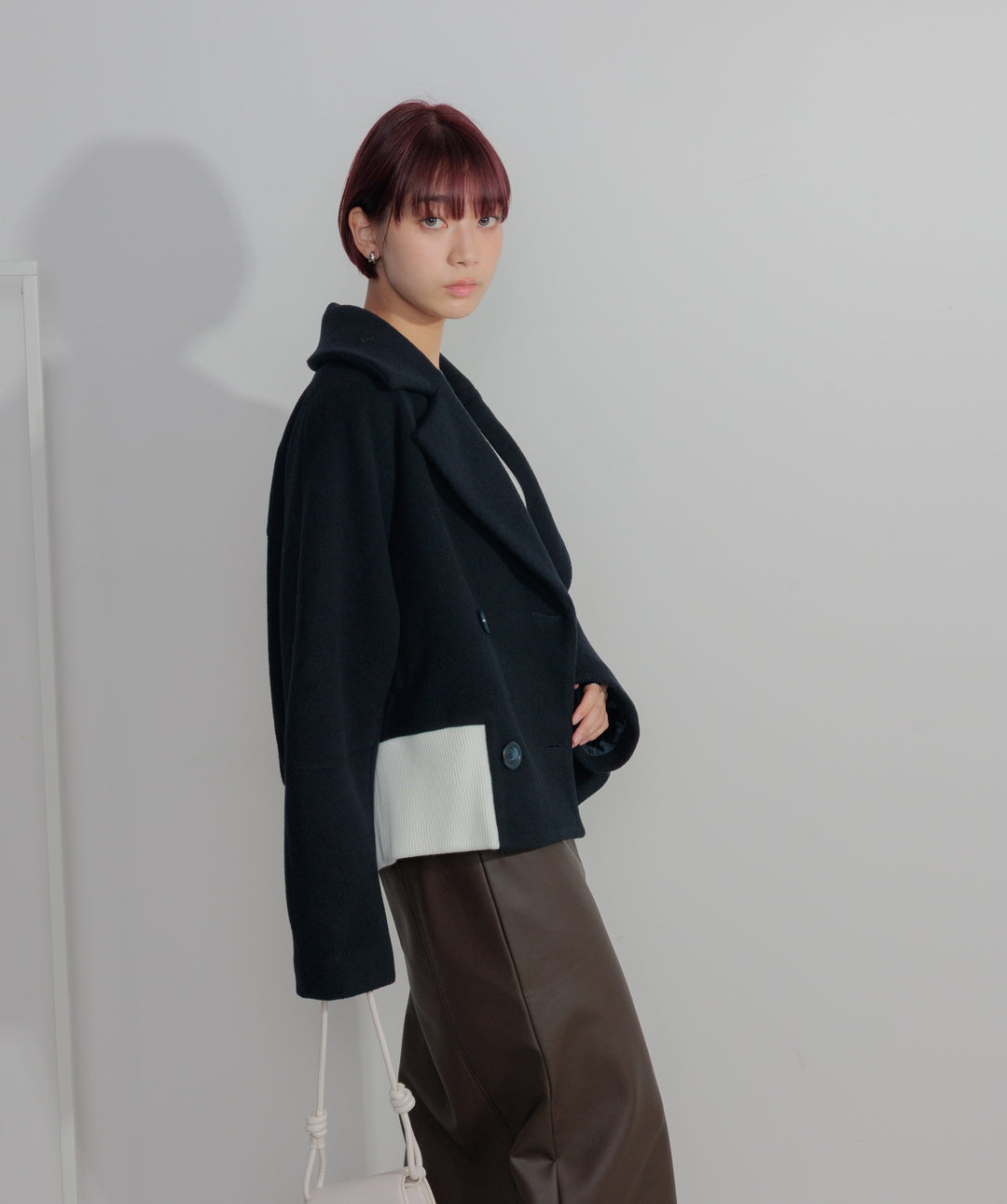 リブヘムオーバーPコート
