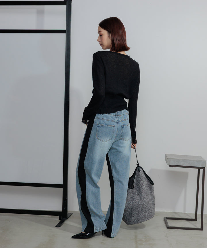 レースニットカーディガン