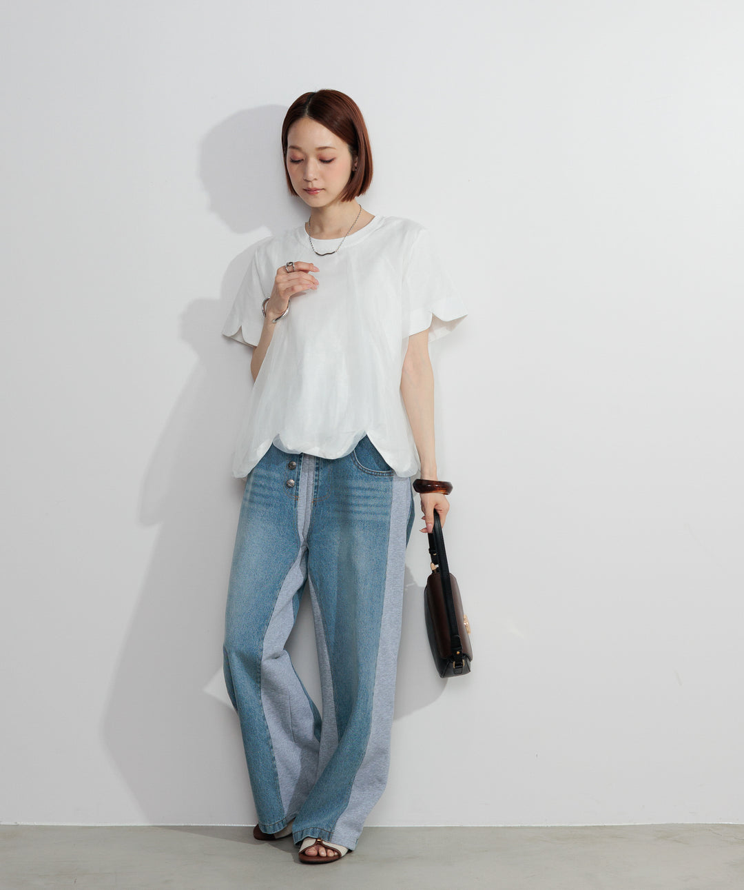オーバーチュールスカラップTシャツ
