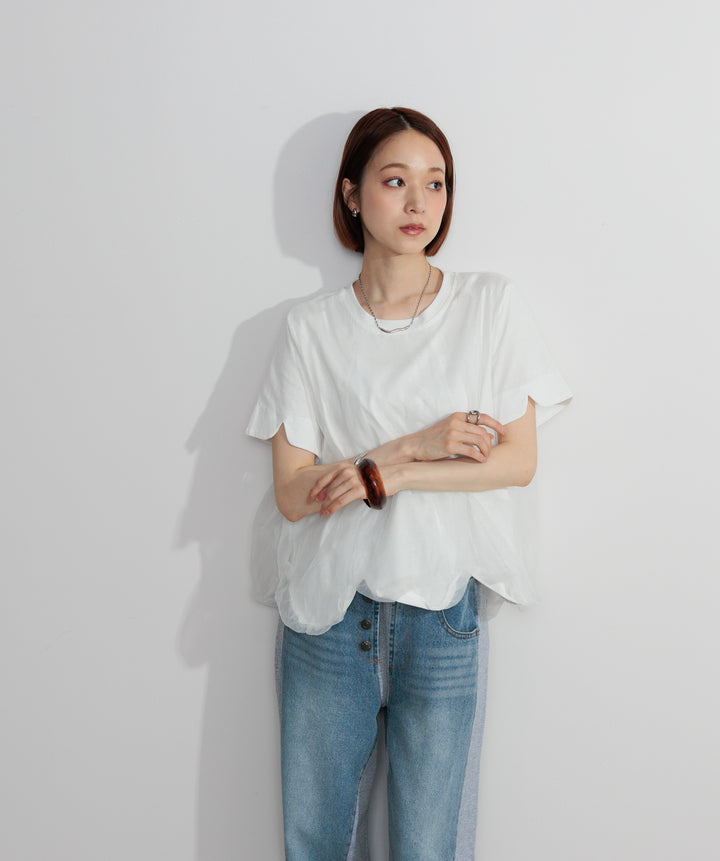 オーバーチュールスカラップTシャツ