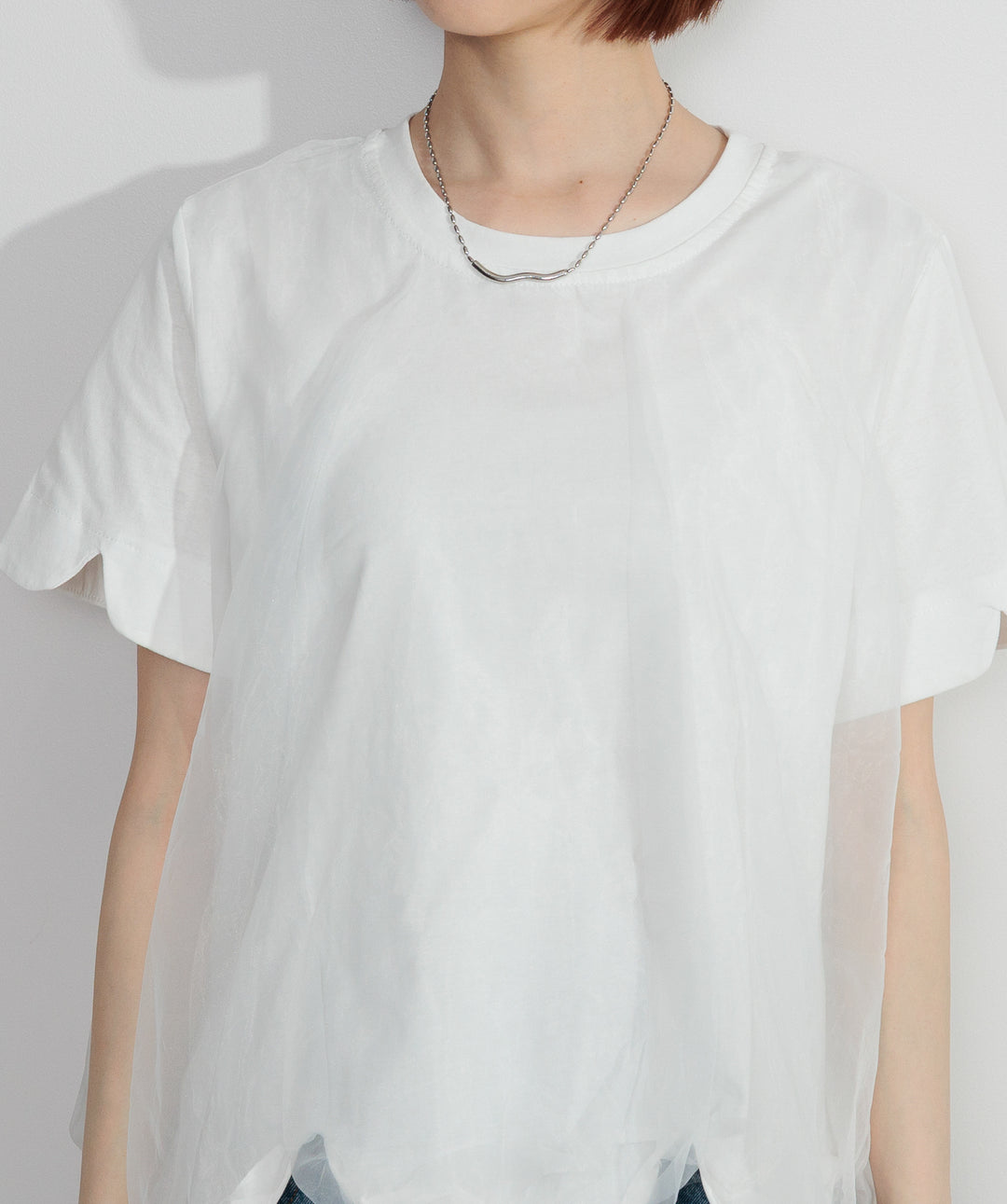 オーバーチュールスカラップTシャツ