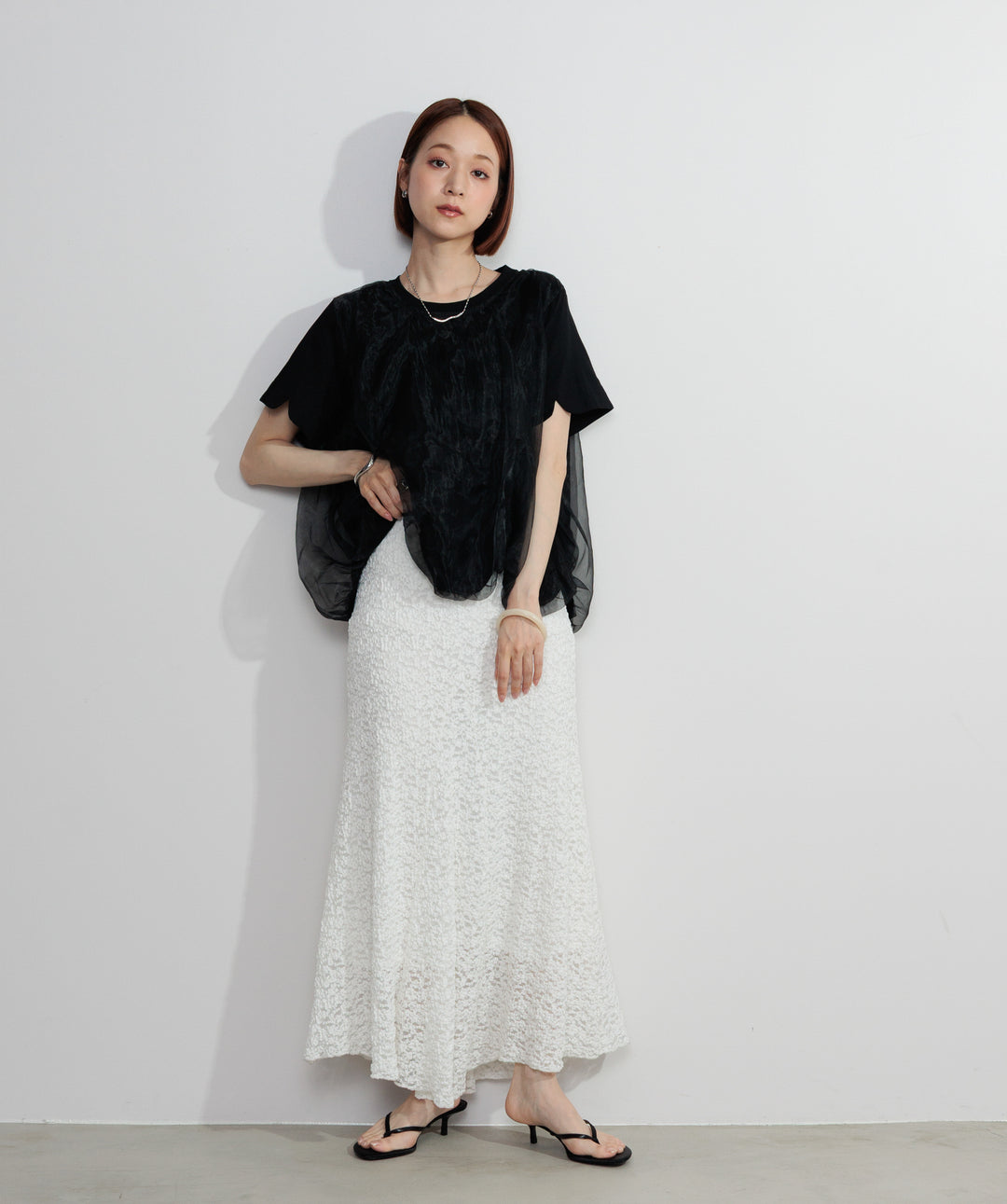 オーバーチュールスカラップTシャツ
