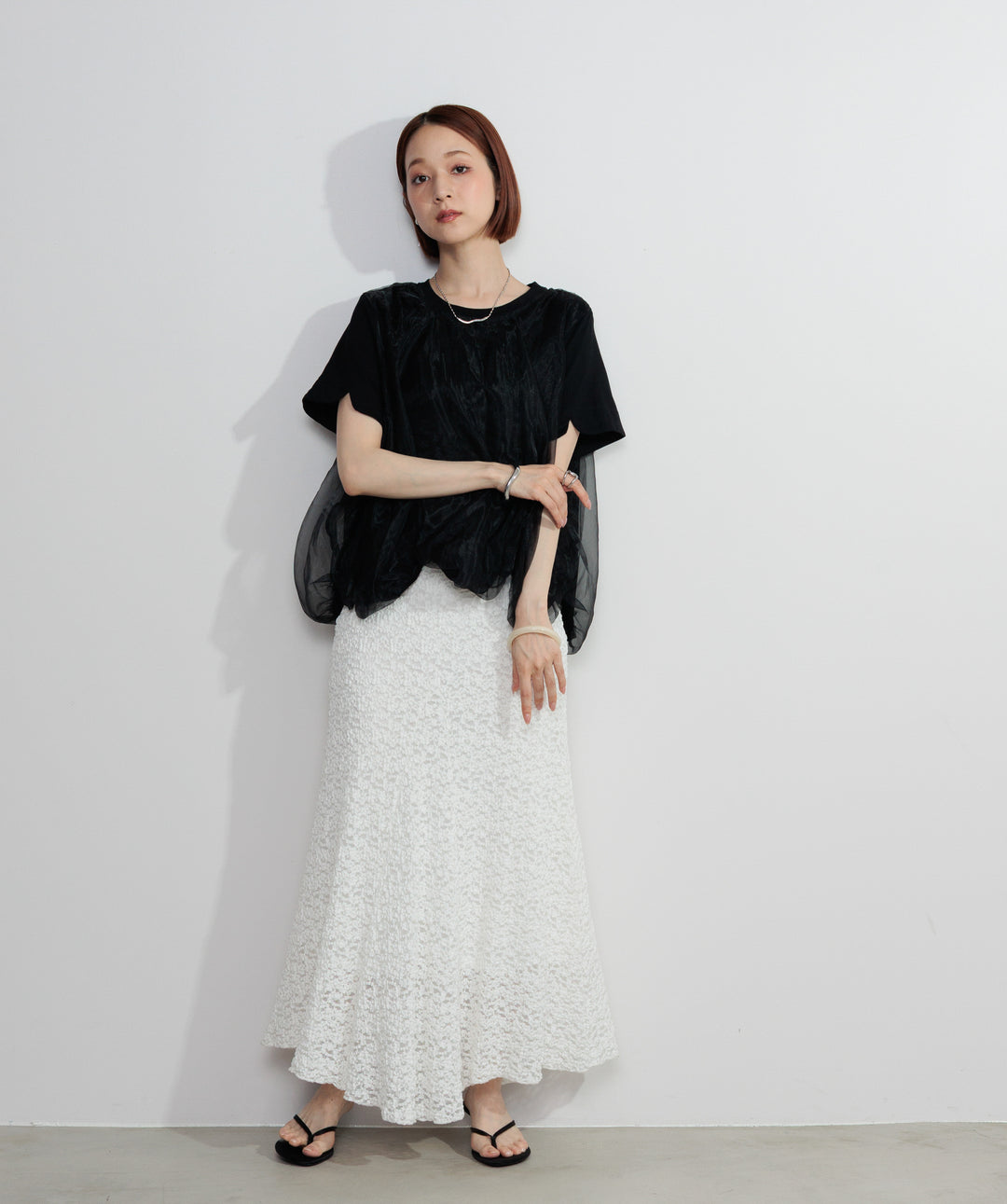 オーバーチュールスカラップTシャツ
