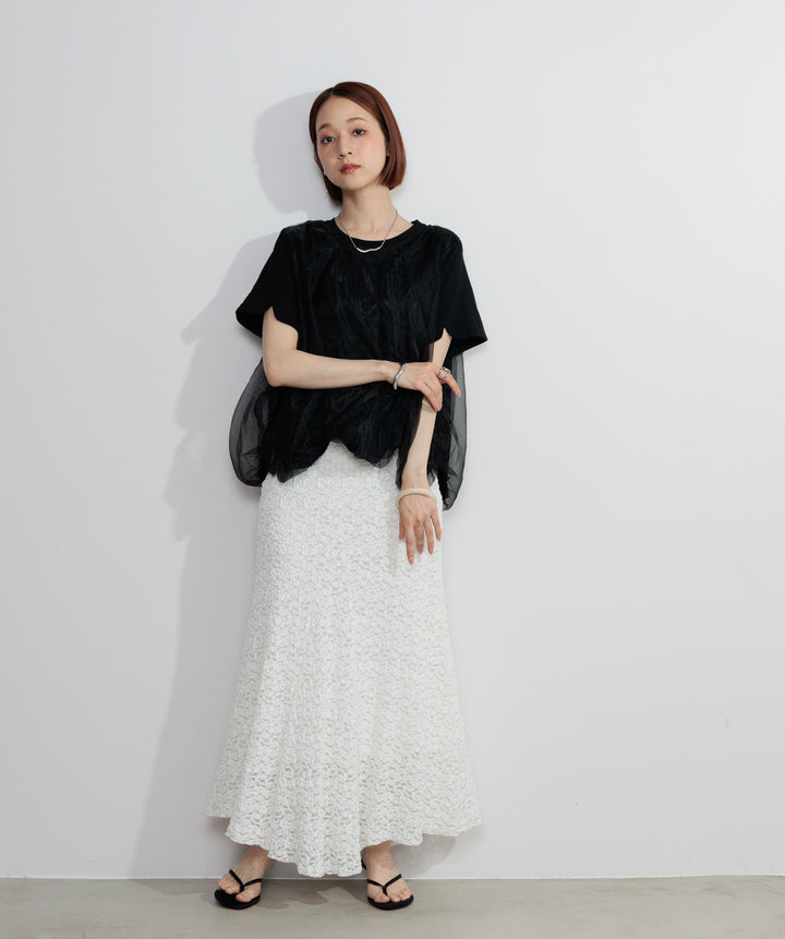 オーバーチュールスカラップTシャツ