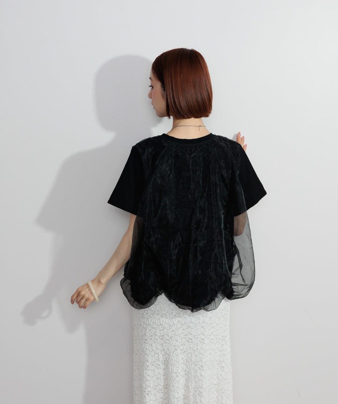 オーバーチュールスカラップTシャツ