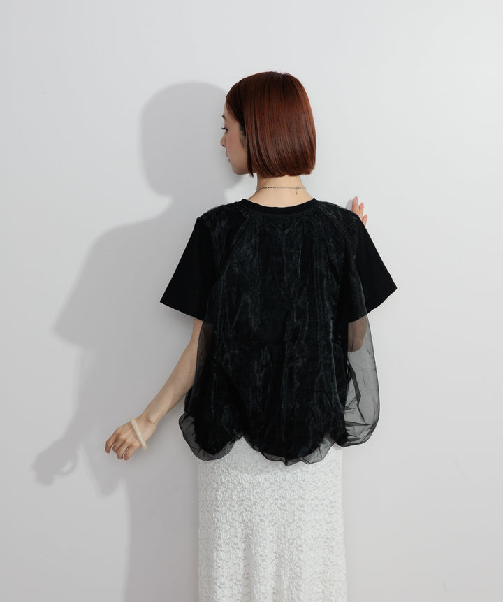 オーバーチュールスカラップTシャツ