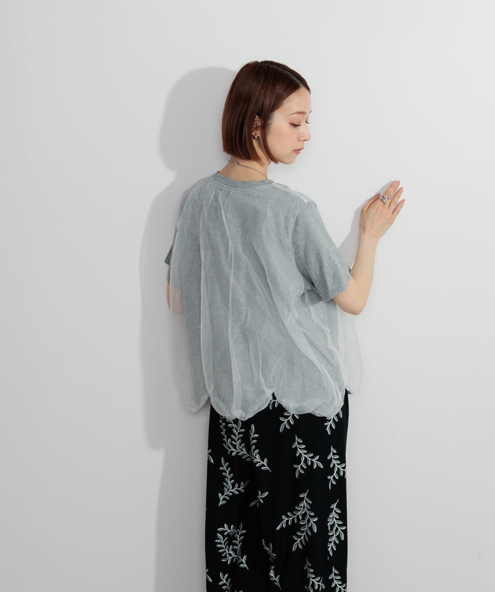 オーバーチュールスカラップTシャツ
