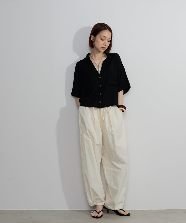 タックデザインドロストパンツ