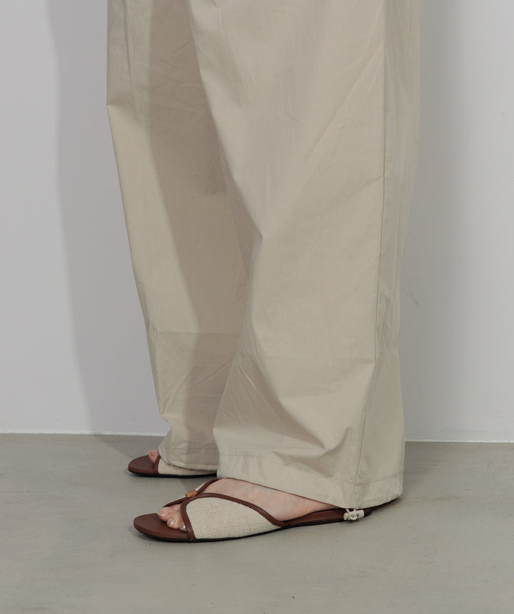 タックデザインドロストパンツ