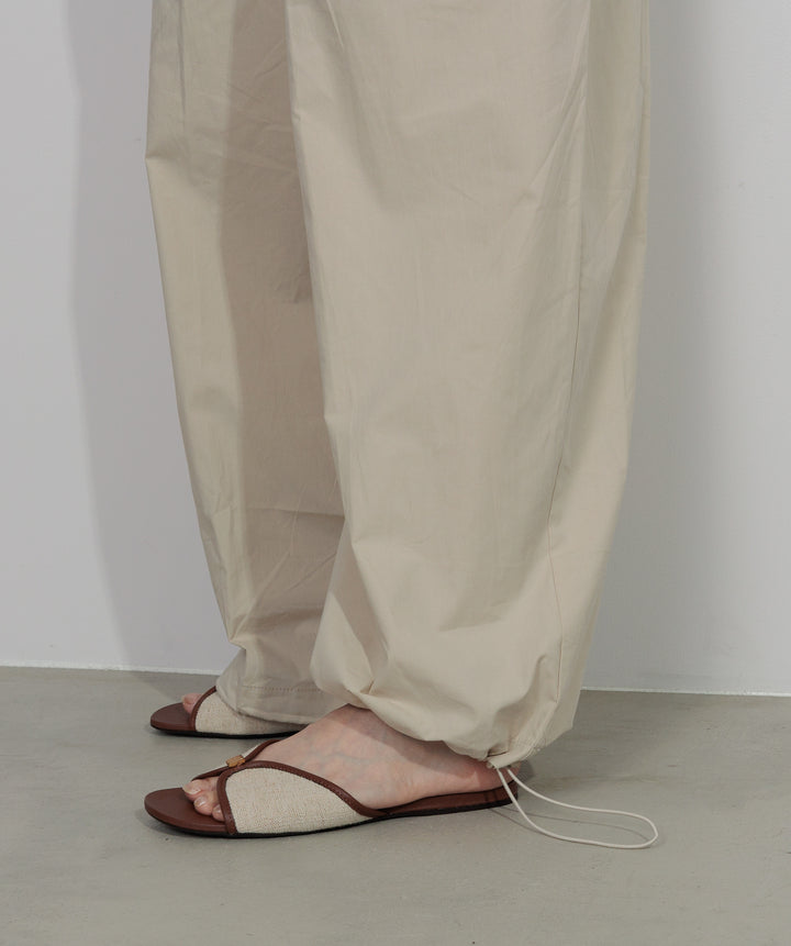 タックデザインドロストパンツ