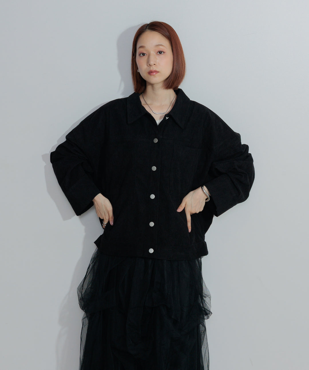 コーデュロイオーバーサイズジャケット