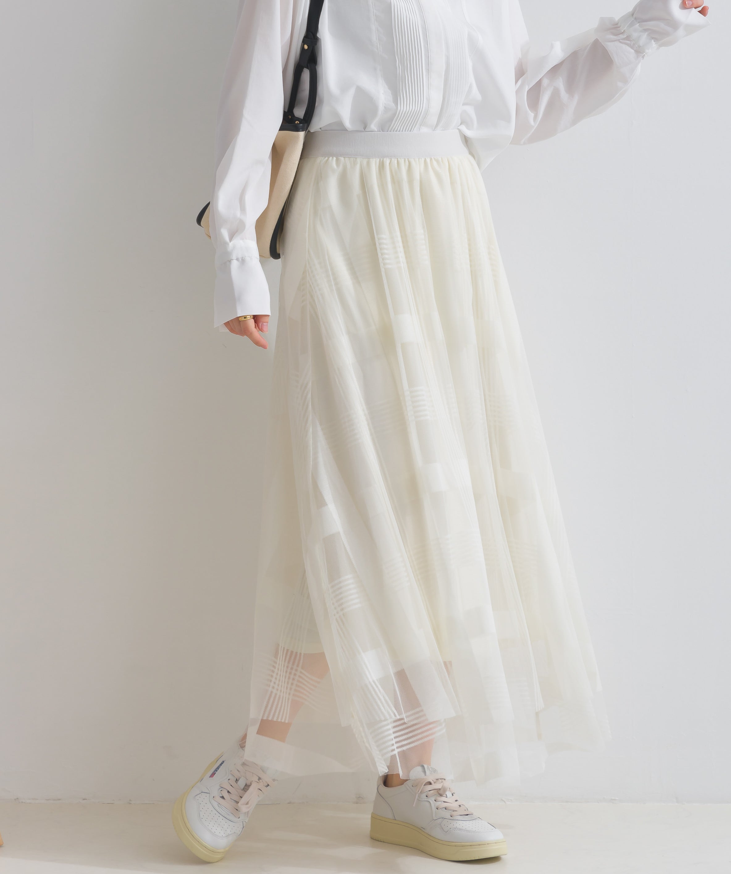 スカート JIL SANDER White Organdy Skirt DRESSES AND SKIRTS WOMAN | Jil Sander+ Official Online Store