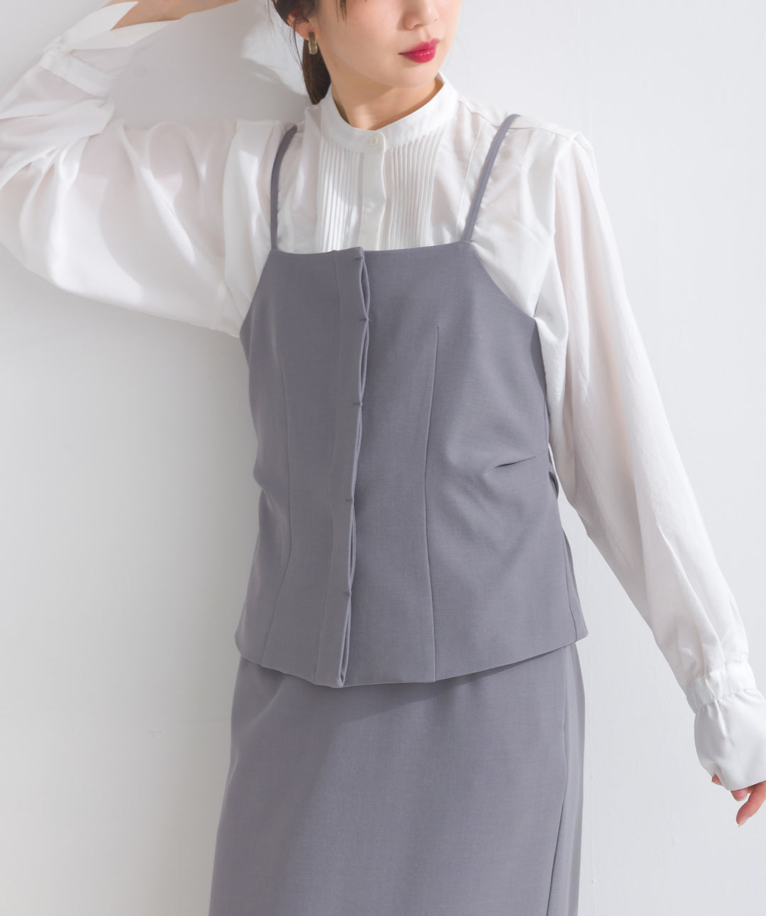 ストレッチツイルビスチェ