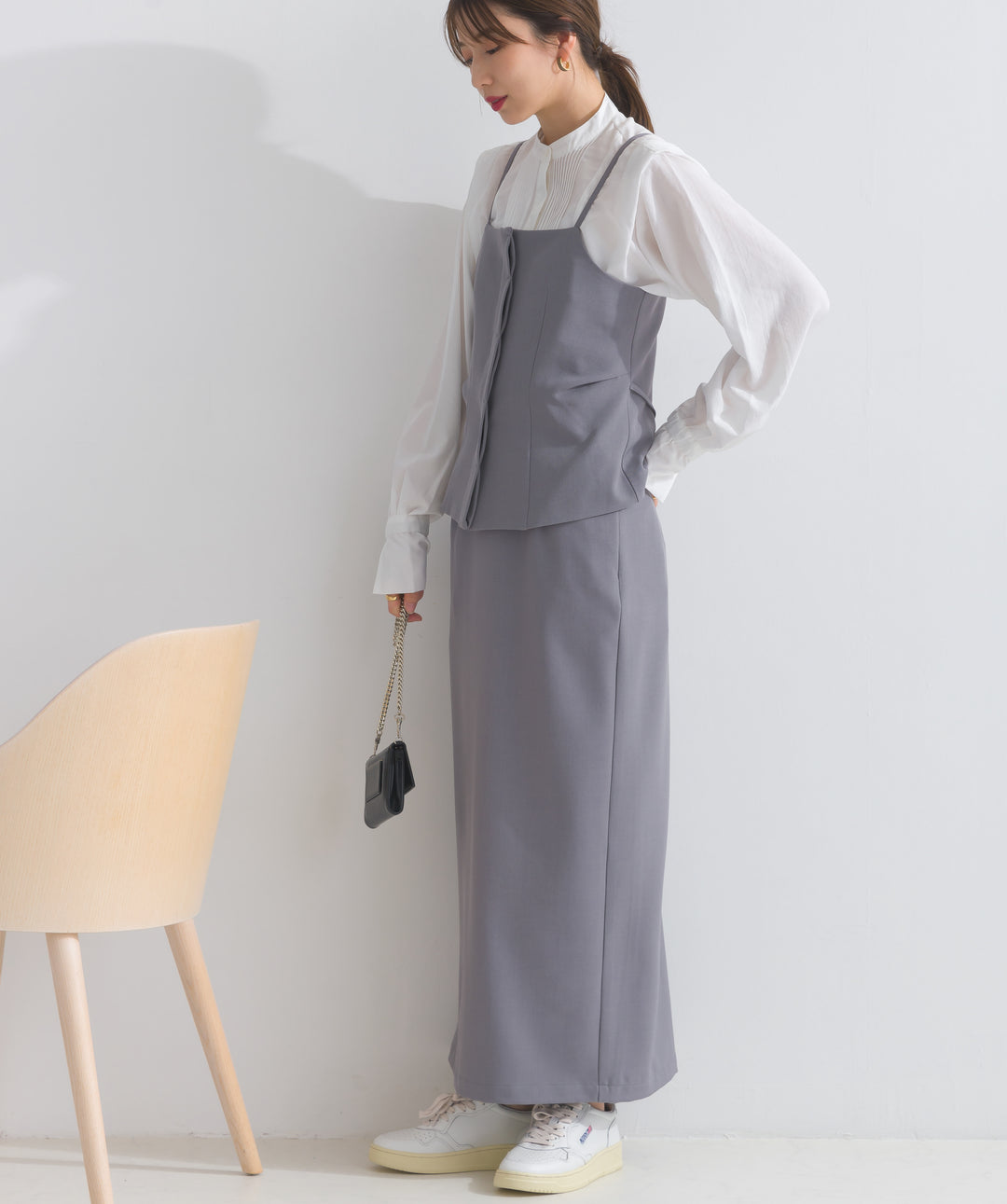 ストレッチツイルビスチェ