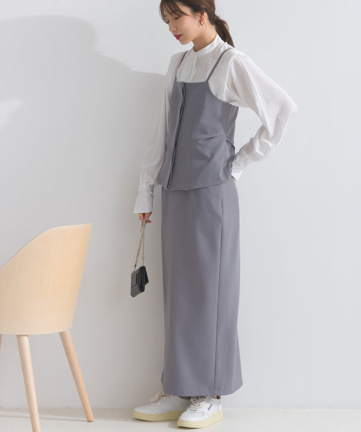 ストレッチツイルビスチェ