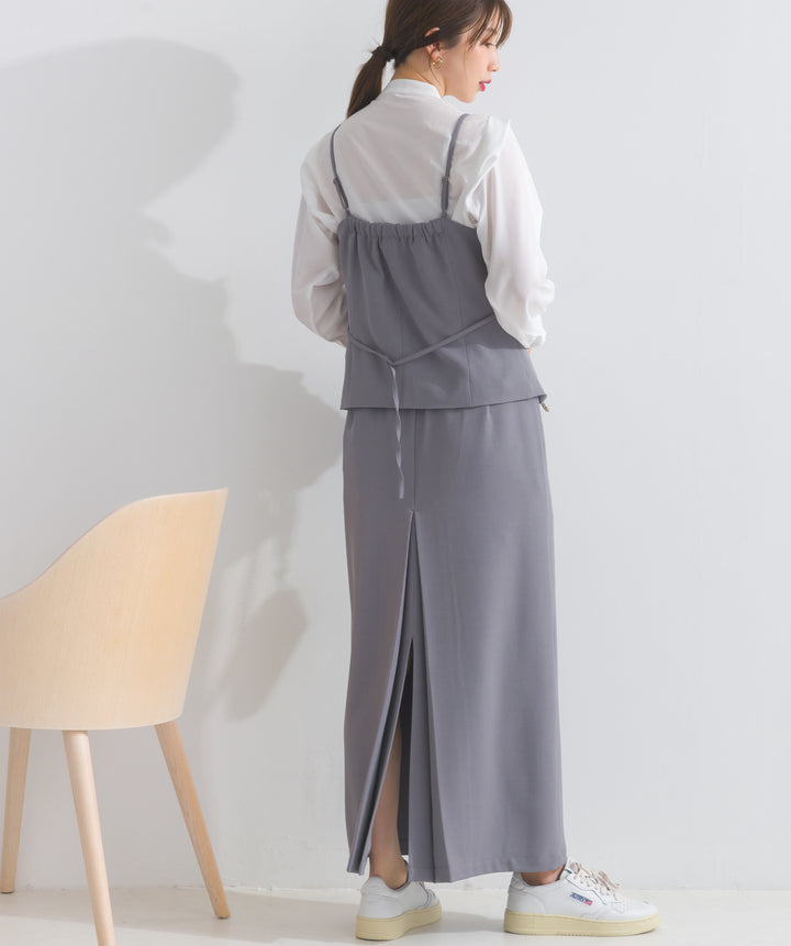 ストレッチツイルビスチェ