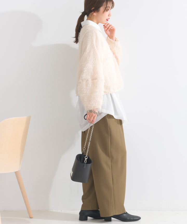 チュールフラッフィーガーゼシャツ
