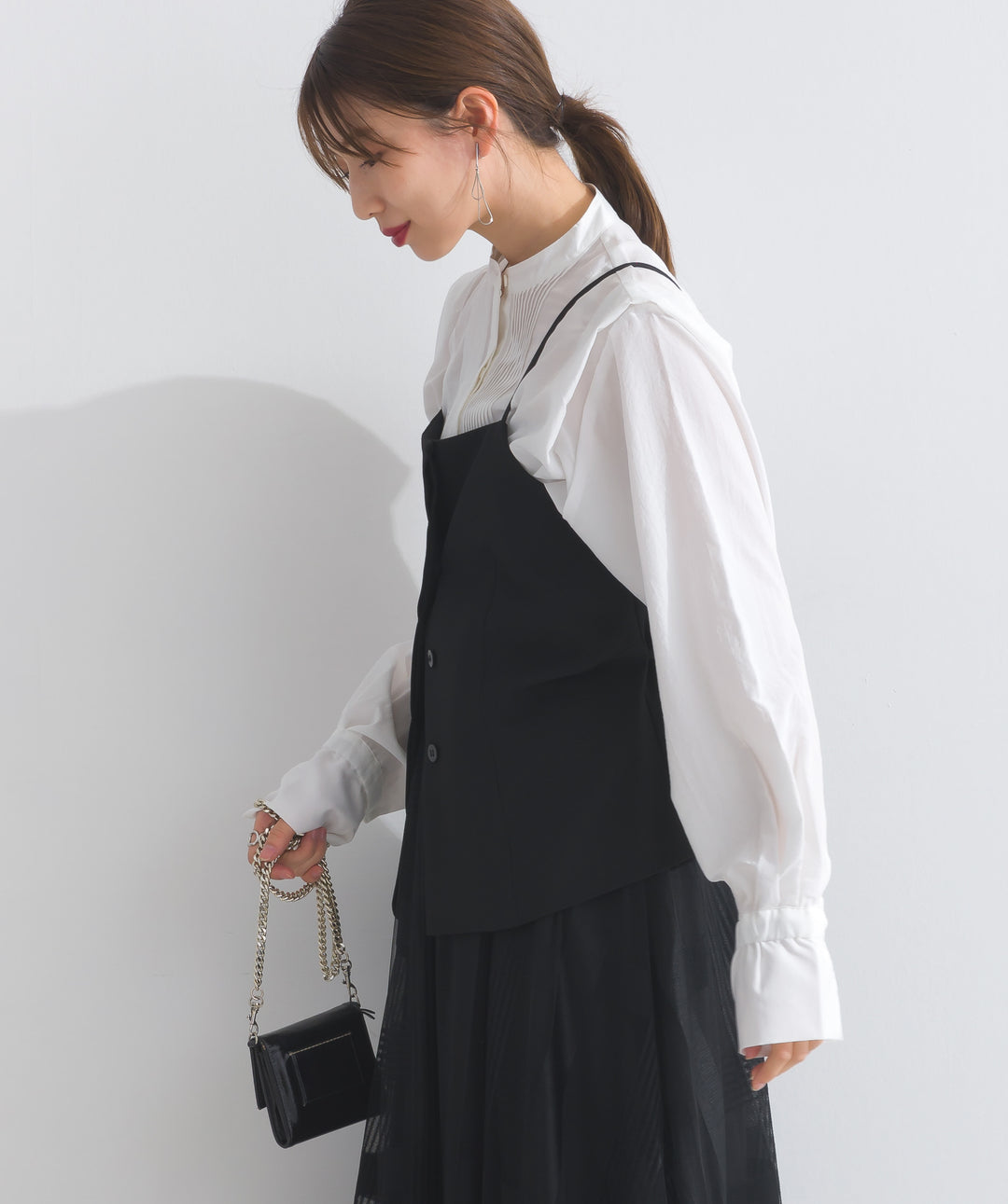 ストレッチツイルビスチェ