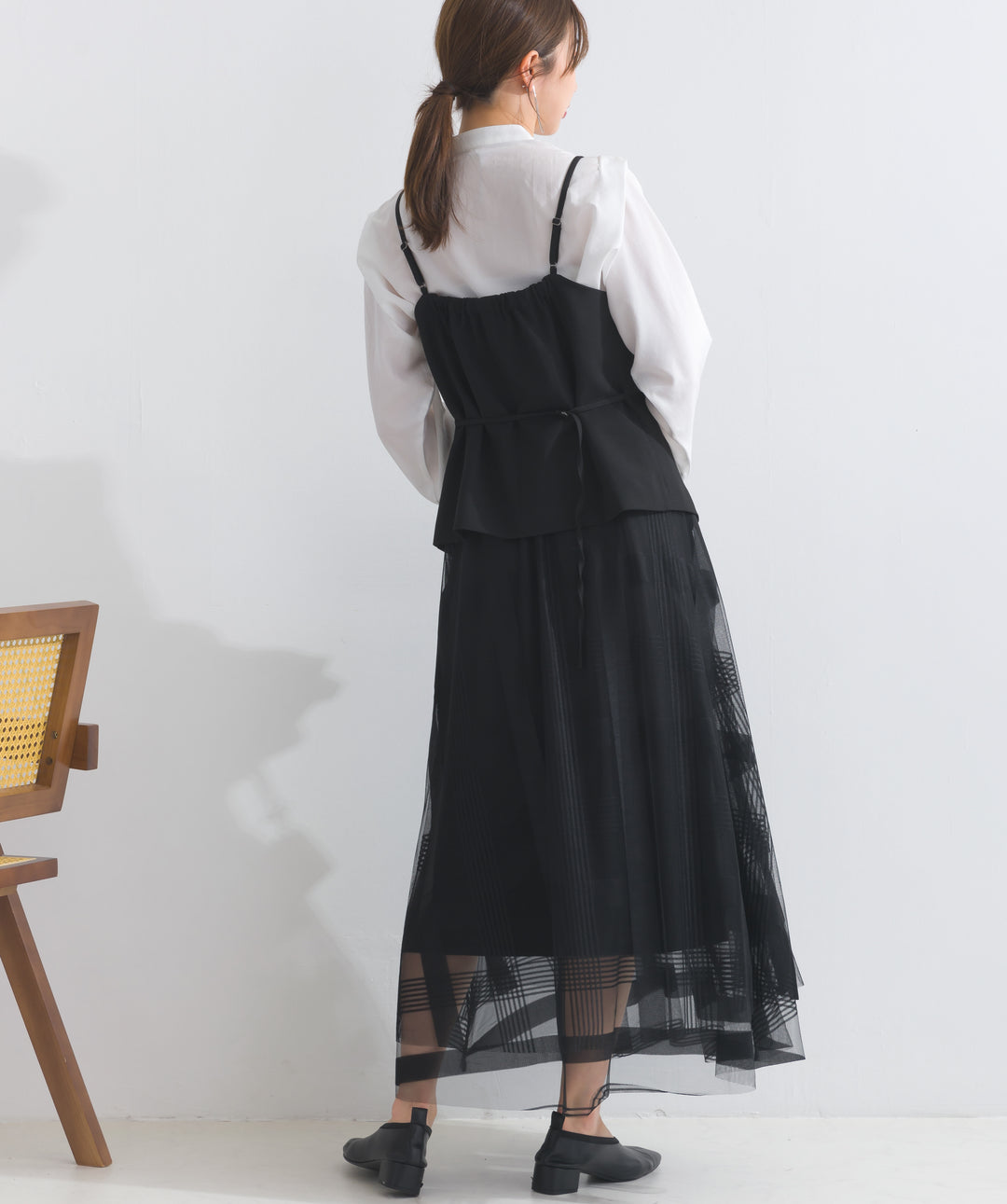 ストレッチツイルビスチェ