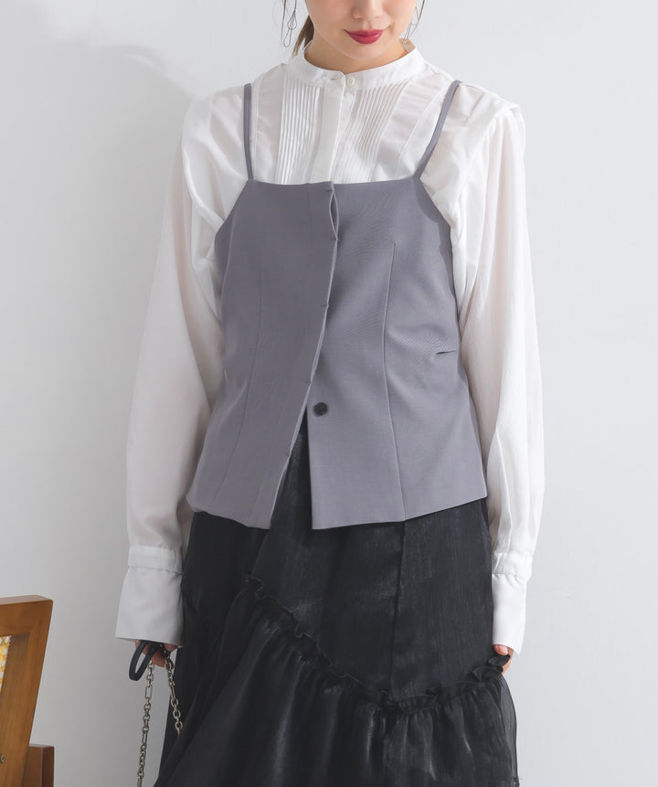 ストレッチツイルビスチェ