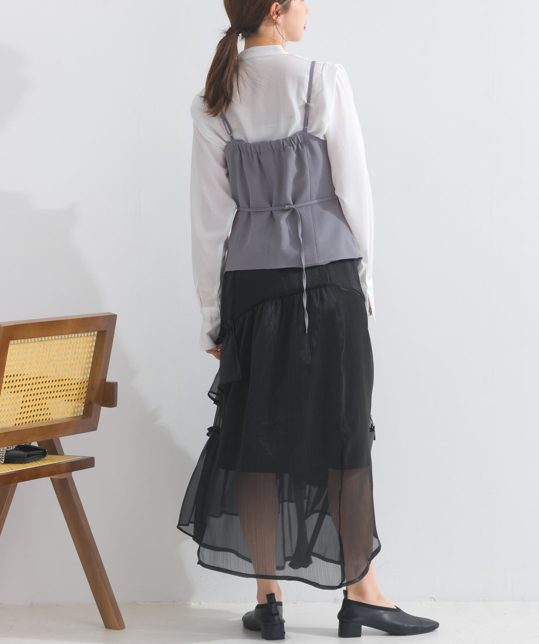 ストレッチツイルビスチェ
