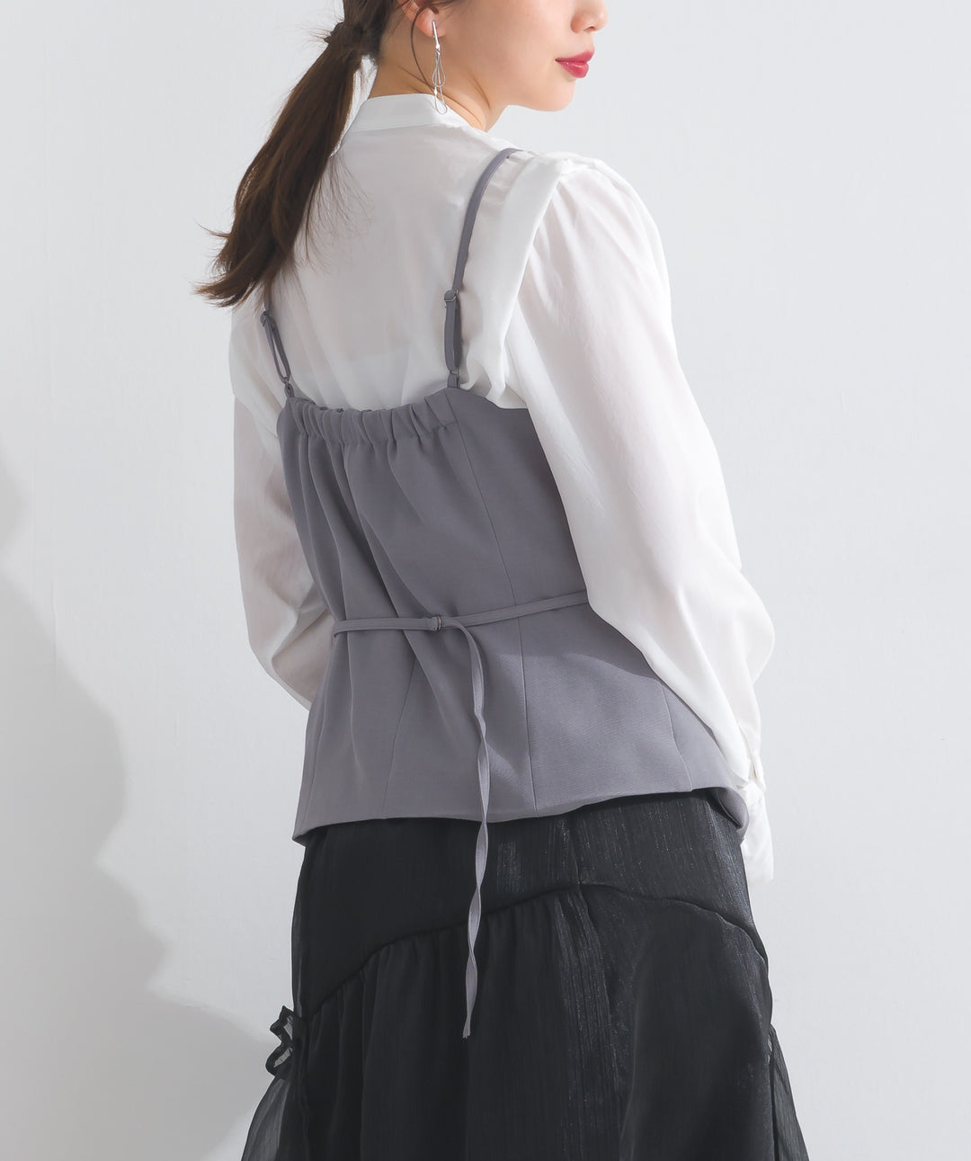 ストレッチツイルビスチェ