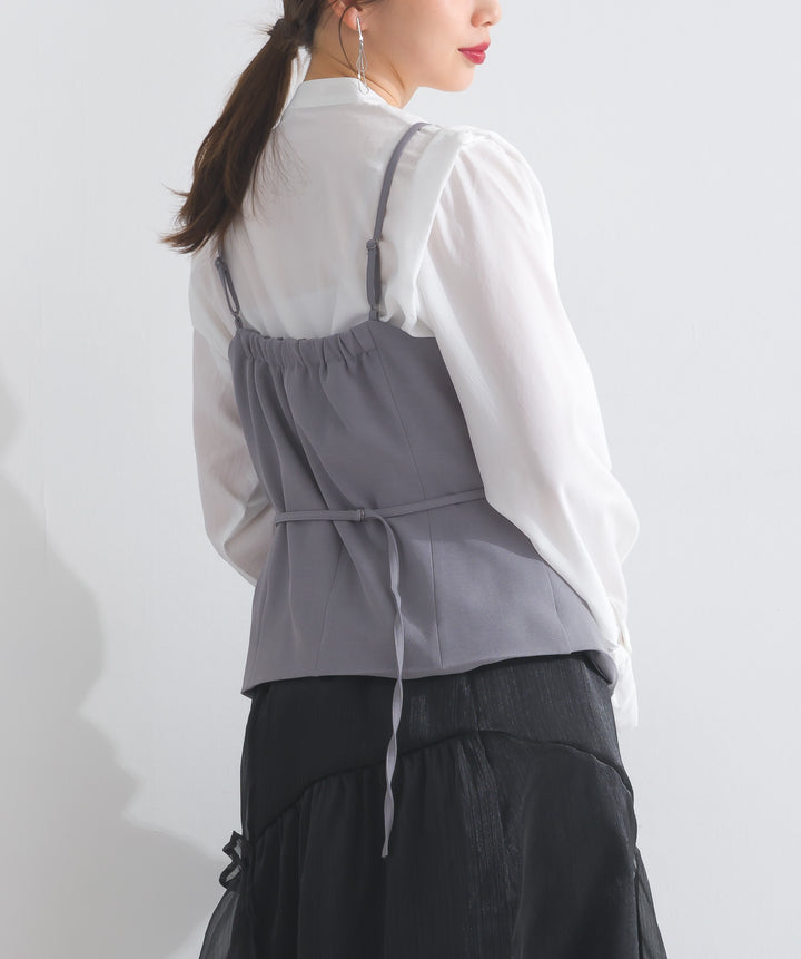 ストレッチツイルビスチェ