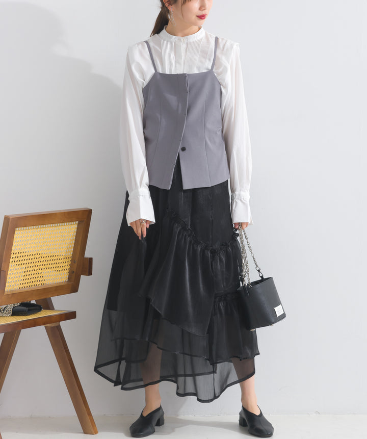 ストレッチツイルビスチェ
