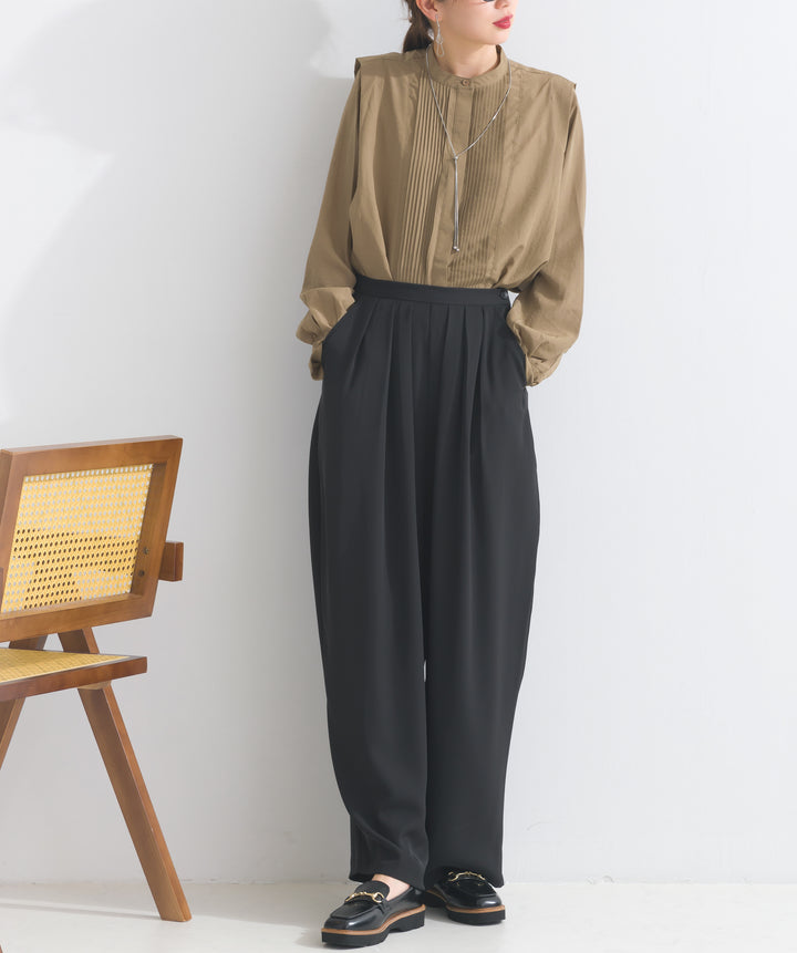 エステルスムースタックカーブパンツ