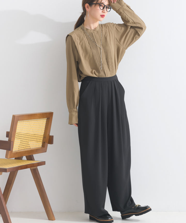 エステルスムースタックカーブパンツ