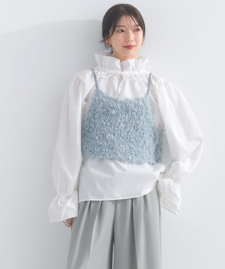 テープヤーンシャギービスチェ