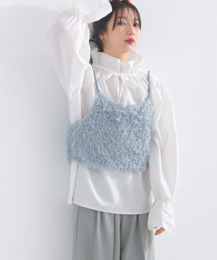 テープヤーンシャギービスチェ