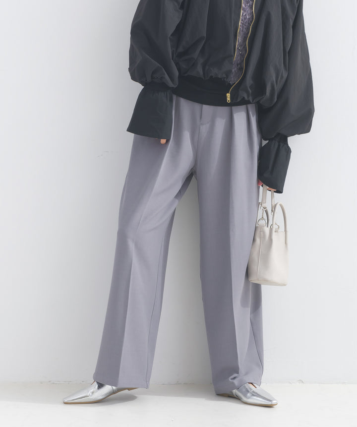 ウエストゴムワイドスラックス