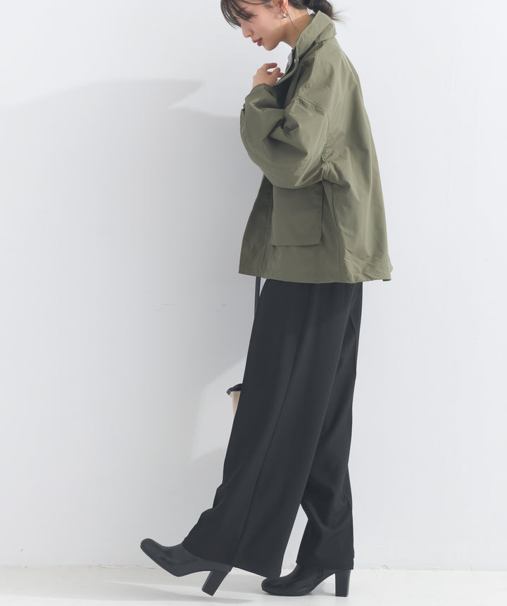 ウエストゴムワイドスラックス