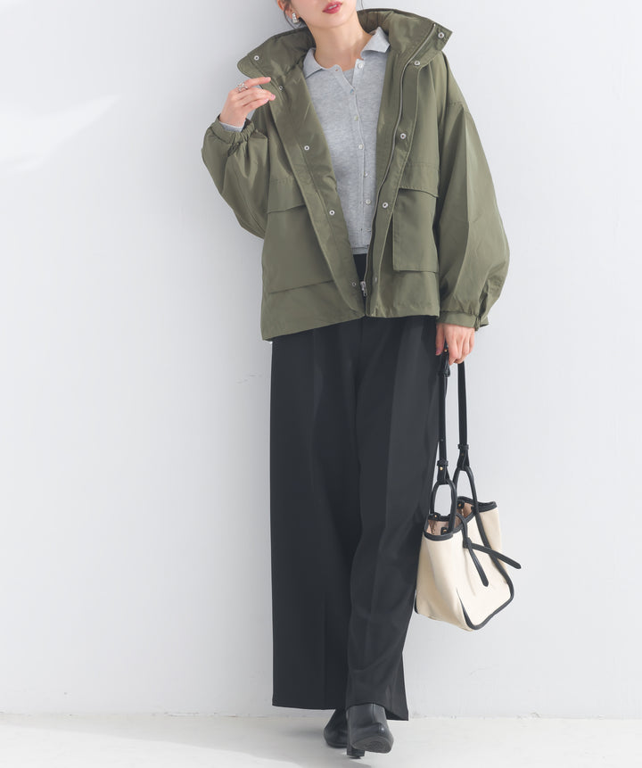 ウエストゴムワイドスラックス