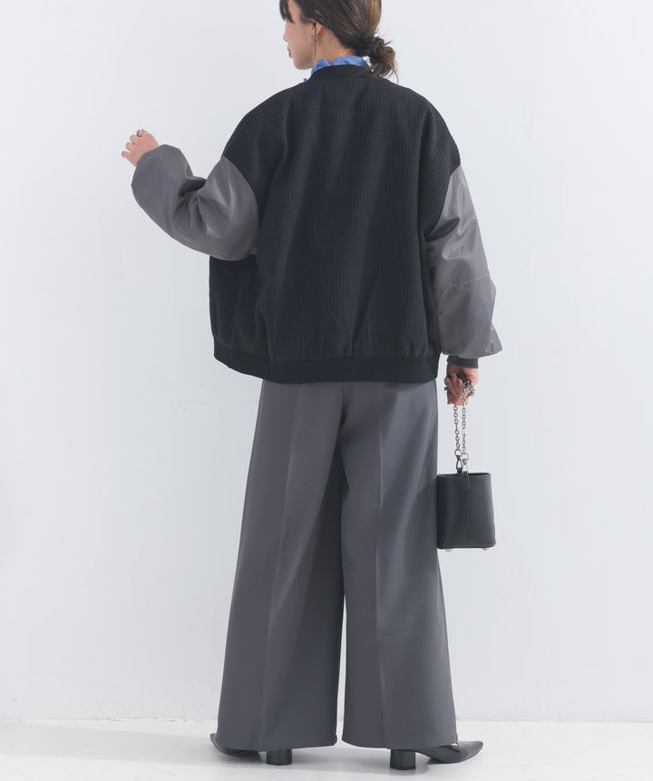 袖切替ミリタリーブルゾン