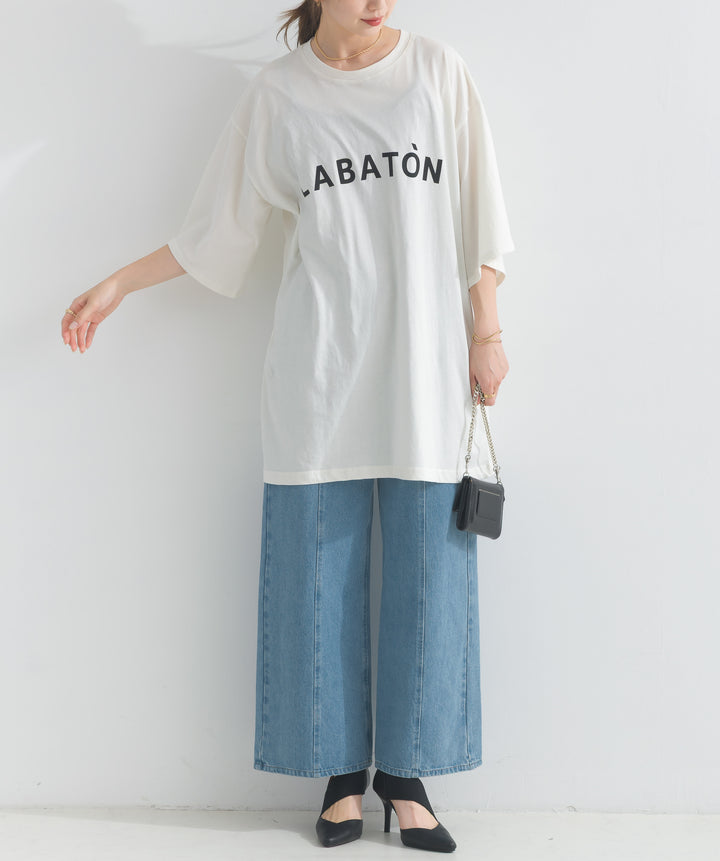 ワイドデニムパンツ