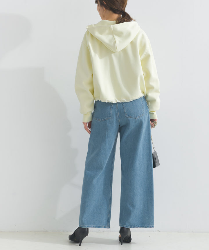 ワイドデニムパンツ